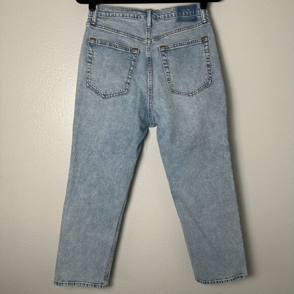 Abercrombie & Fitch Womens The Ankle Straight Ultra Hi Rise Jeans Blue Sz 30/10s - Picture 3 of 16